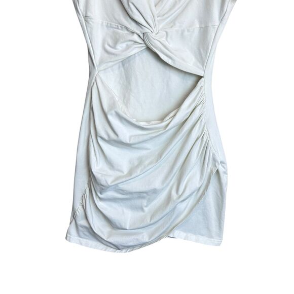 Superdown Maureen Mini Dress Size Small White Revolve Cutout Waist Casual - Picture 3 of 8
